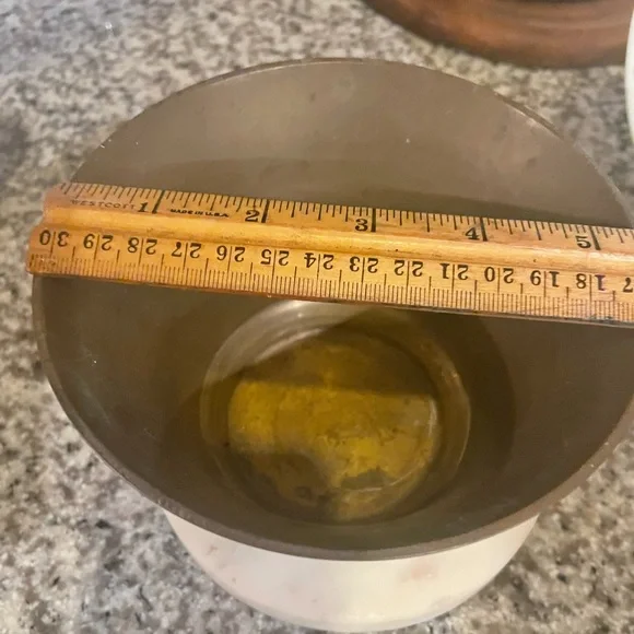 Vintage brass flower frog - Picture 4 of 6